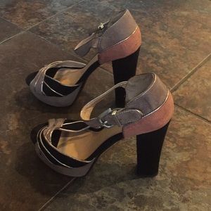 Multi colored platforms